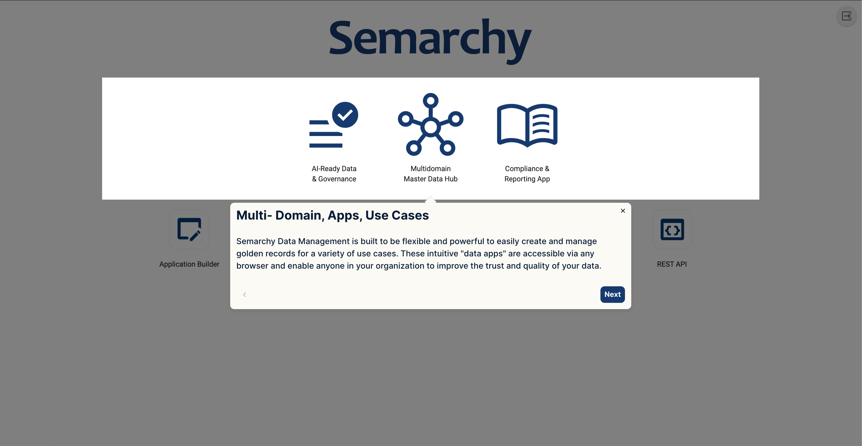 Create Any Multidomain Data Apps & Products Screenshot